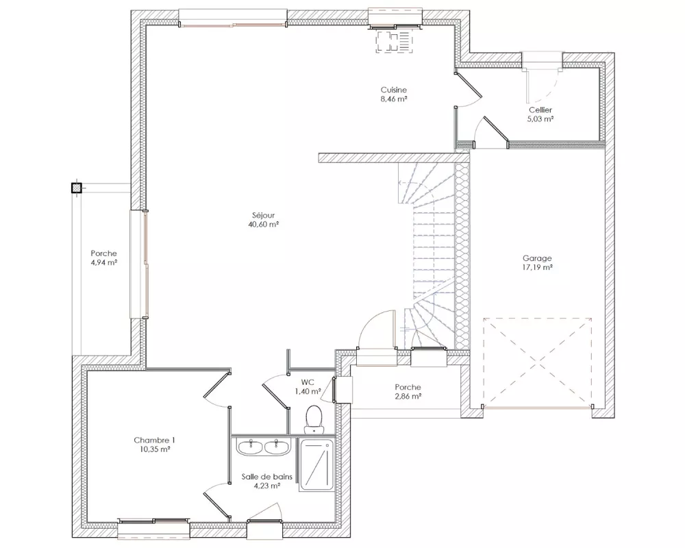 Image du modèle de maison BELLA-ETG