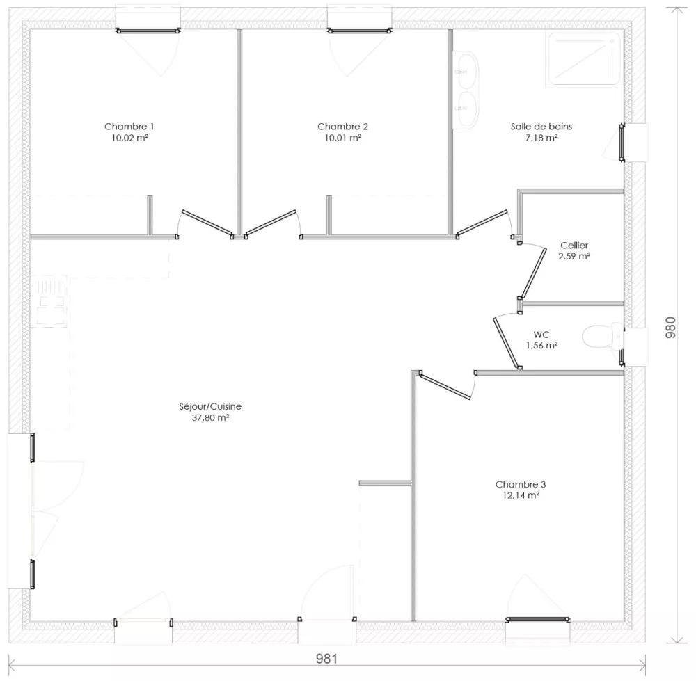 Image du modèle de maison plan-Chantal-b-3.81