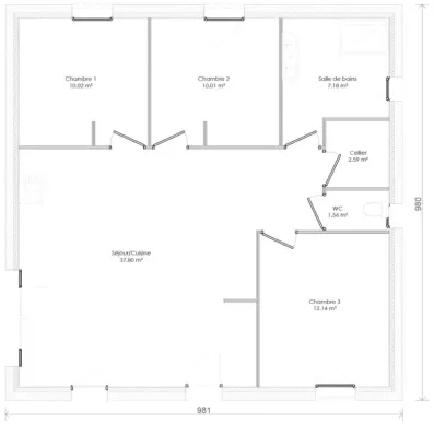 Image du modèle de maison plan-Chantal-b-3.81
