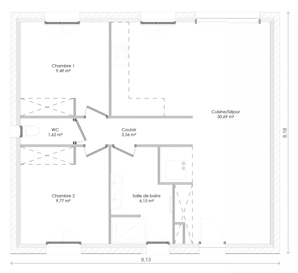 Image du modèle de maison plan-Chantal-b-Camille60