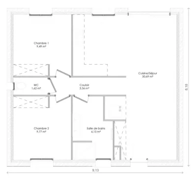 Image du modèle de maison plan-Chantal-b-Camille60