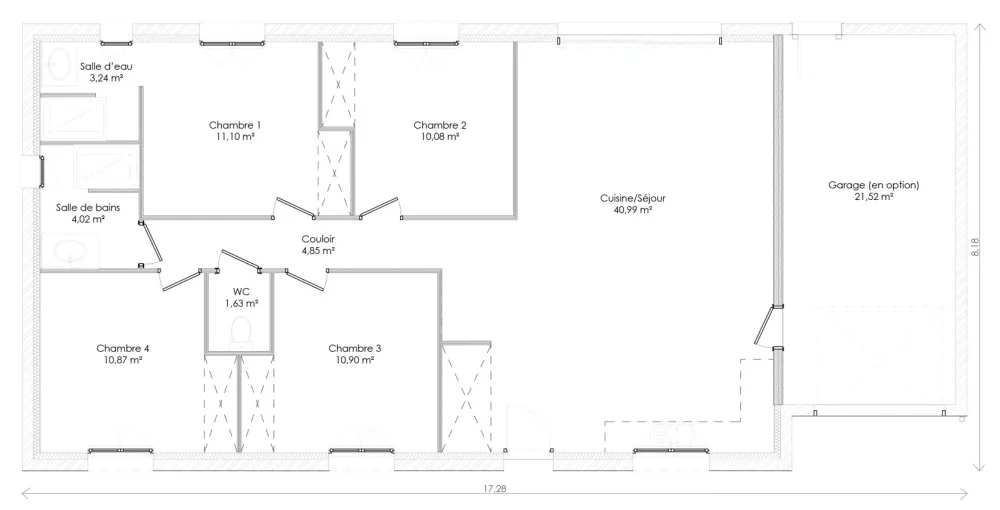 Image du modèle de maison plan-Chantal-b-camille100