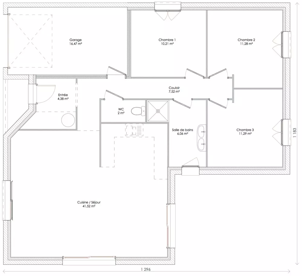 Image du modèle de maison plan-Chantal-b-ELINA94