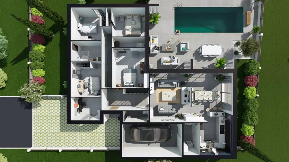 Image du modèle de maison 33A8