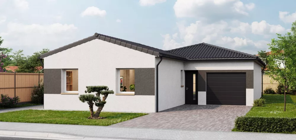Image du modèle de maison SLIM-G-AVANT