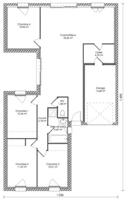 Image du modèle de maison PLAN-SLIMG102