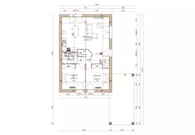 Image du modèle de maison Plan RDC