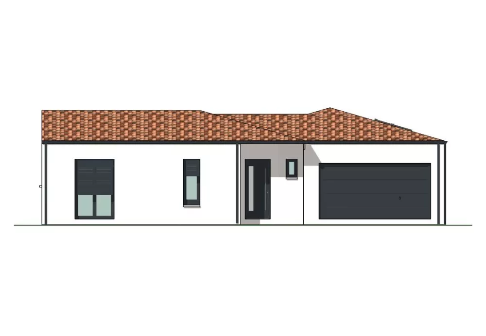 Image du modèle de maison Façade 1 (2)