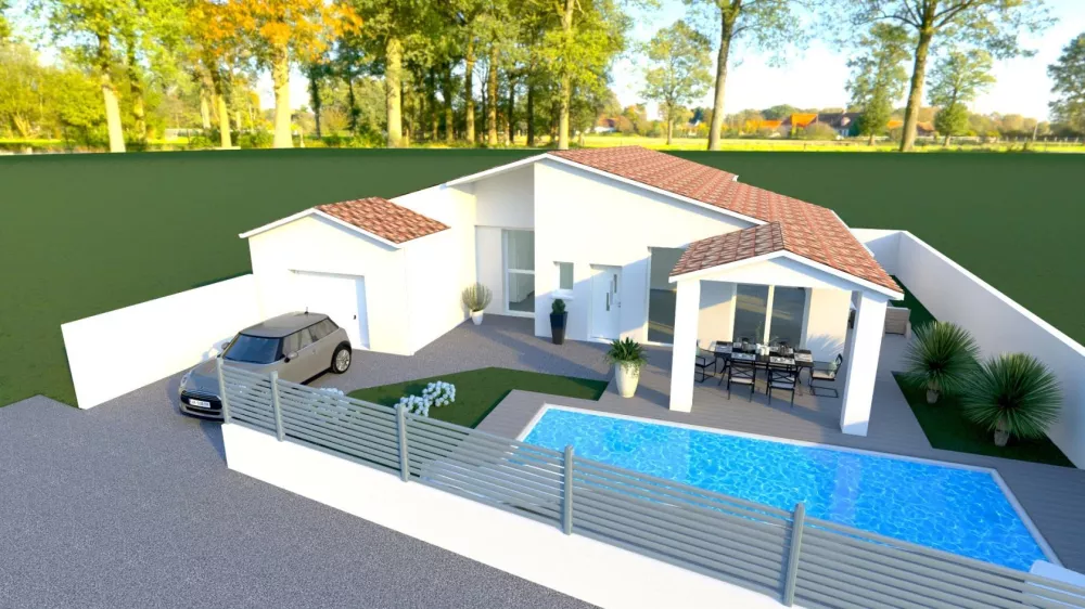 Image du modèle de maison facade av 2