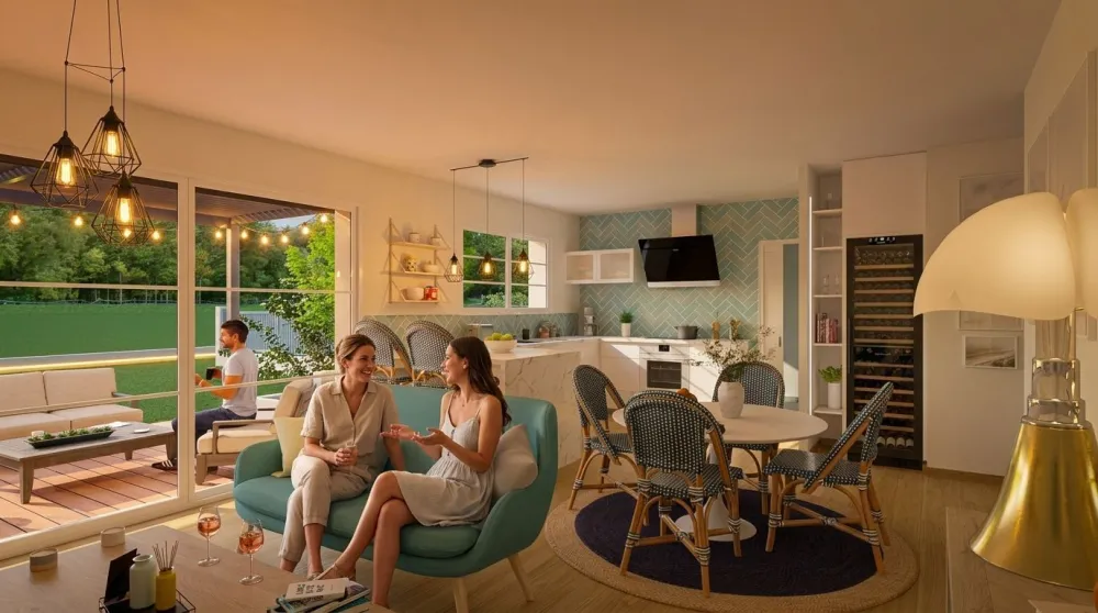 Image du modèle de maison salon