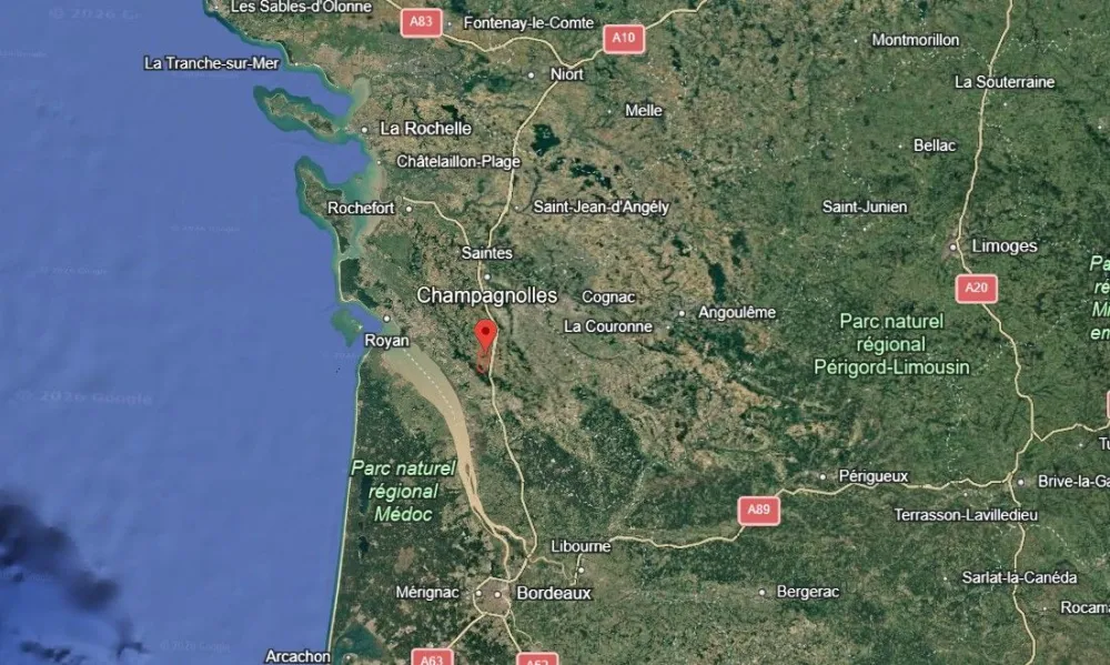 Image du terrain Terrain à bâtir de 1500 m² à CHAMPAGNOLLES (17)