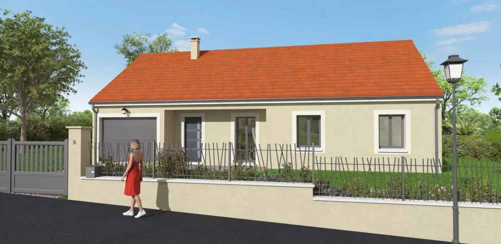 Image du modèle de maison face avant jour