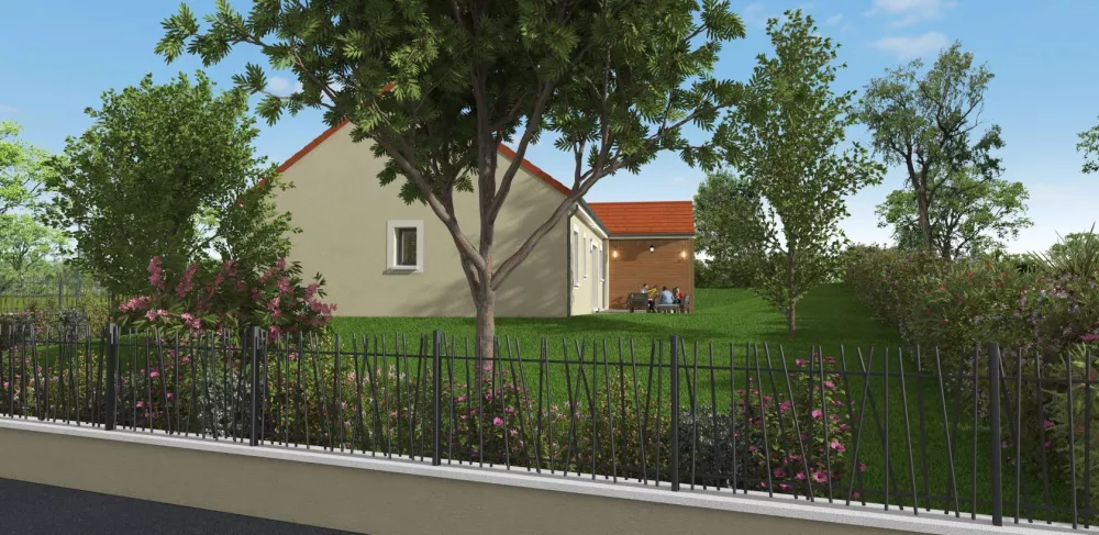 Image du modèle de maison face coté 1 jour