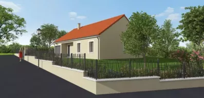 Image du modèle de maison face coté 3 jour