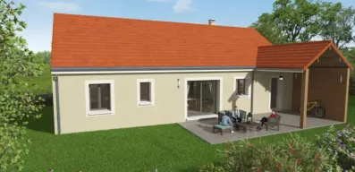 Image du modèle de maison Vue arrière jour