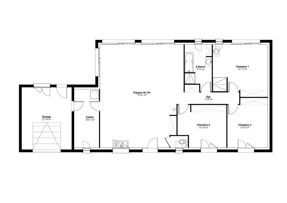 Image du modèle de maison 133- 3ch