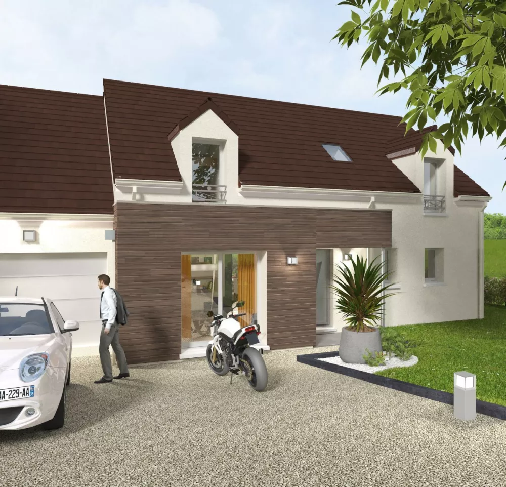 Image du modèle de maison Lot 3 - Avant Jour_