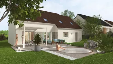 Image du modèle de maison Lot 3 Arrière jour_final