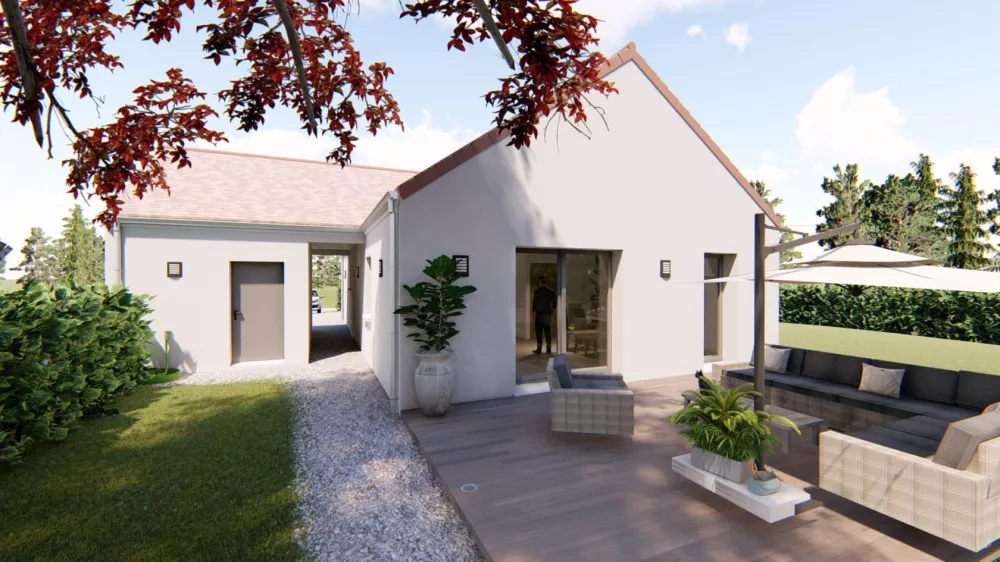 Image du modèle de maison Pignon Arrière