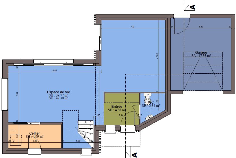 Image du modèle de maison PROJET BLR RDC BLR M.LECLERC