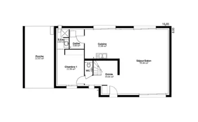Image du modèle de maison RDC