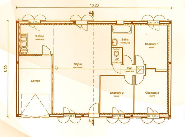 Image du modèle de maison lilas_plans
