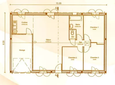 Image du modèle de maison lilas_plans
