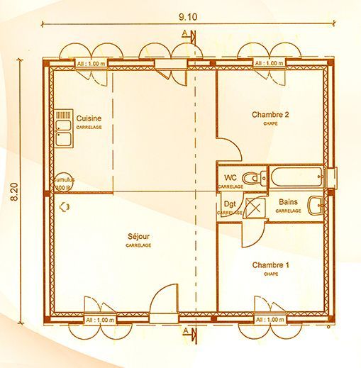 Image du modèle de maison lotus_plans