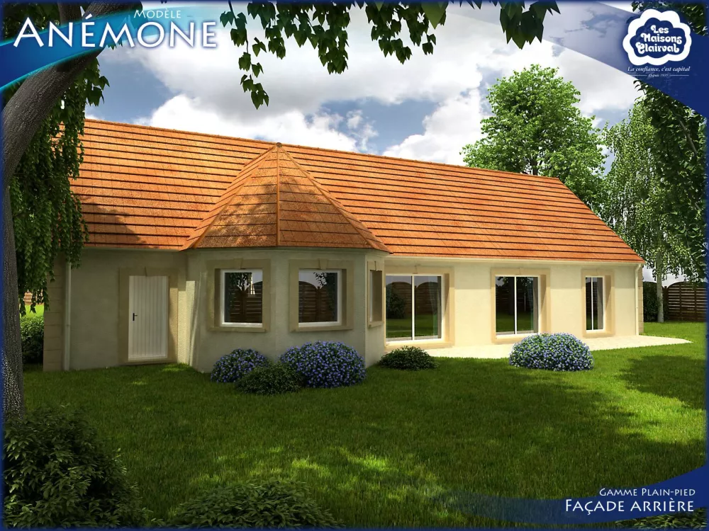 Image du modèle de maison anemone_arr_pl_pied