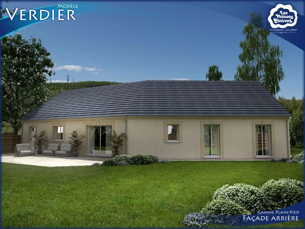 Image du modèle de maison verdier_arr_pl_pied