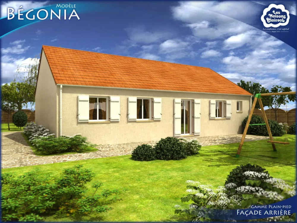 Image du modèle de maison begonia_arr_pl_pied