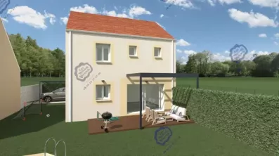 Image du modèle de maison 8 Isabelle SGLA 98 TT Façade arrière