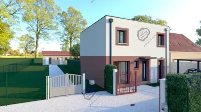 Image du modèle de maison 6 Isabelle SGLA 98 TP Façade avant