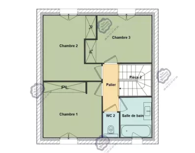 Image du modèle de maison 5 Isabelle R+1 SGLA 82 etage