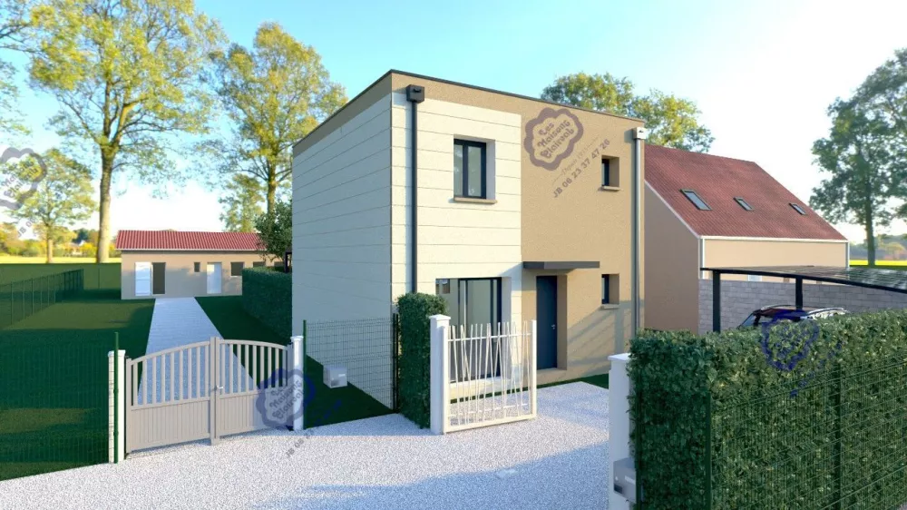 Image du modèle de maison 2 Isabelle SGLA 82 TP Façade avant