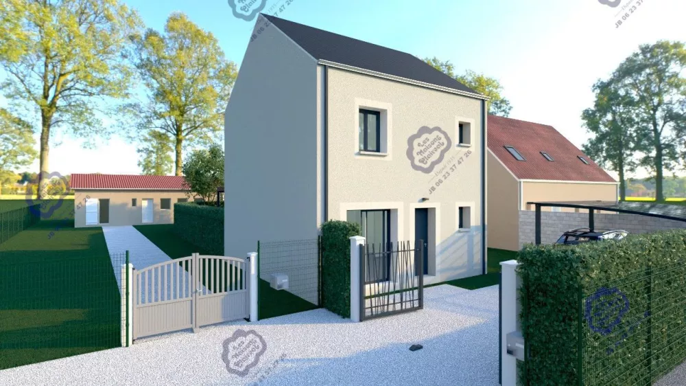 Image du modèle de maison 1 Isabelle SGLA 82 TT Façade avant