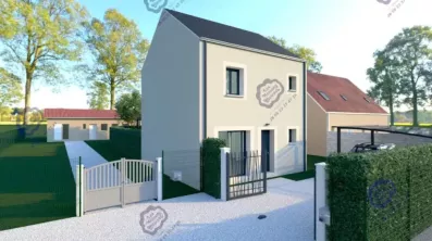 Image du modèle de maison 1 Isabelle SGLA 82 TT Façade avant