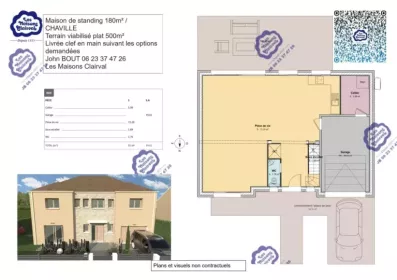 Image du modèle de maison Projet maison de standing 180m² CHAVILLE - 2025−07−16T1427