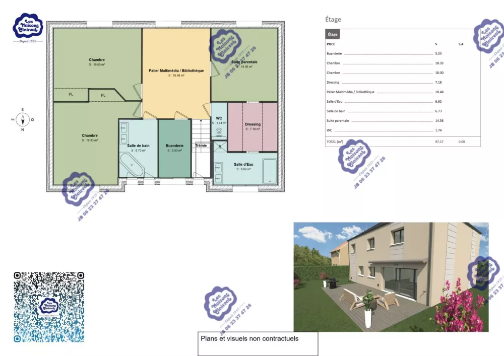 Image du modèle de maison Projet maison de standing 180m² CHAVILLE - 2025−07−16T1430 (1)