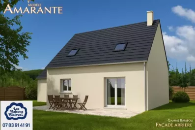 Image du modèle de maison amarant facade arriere
