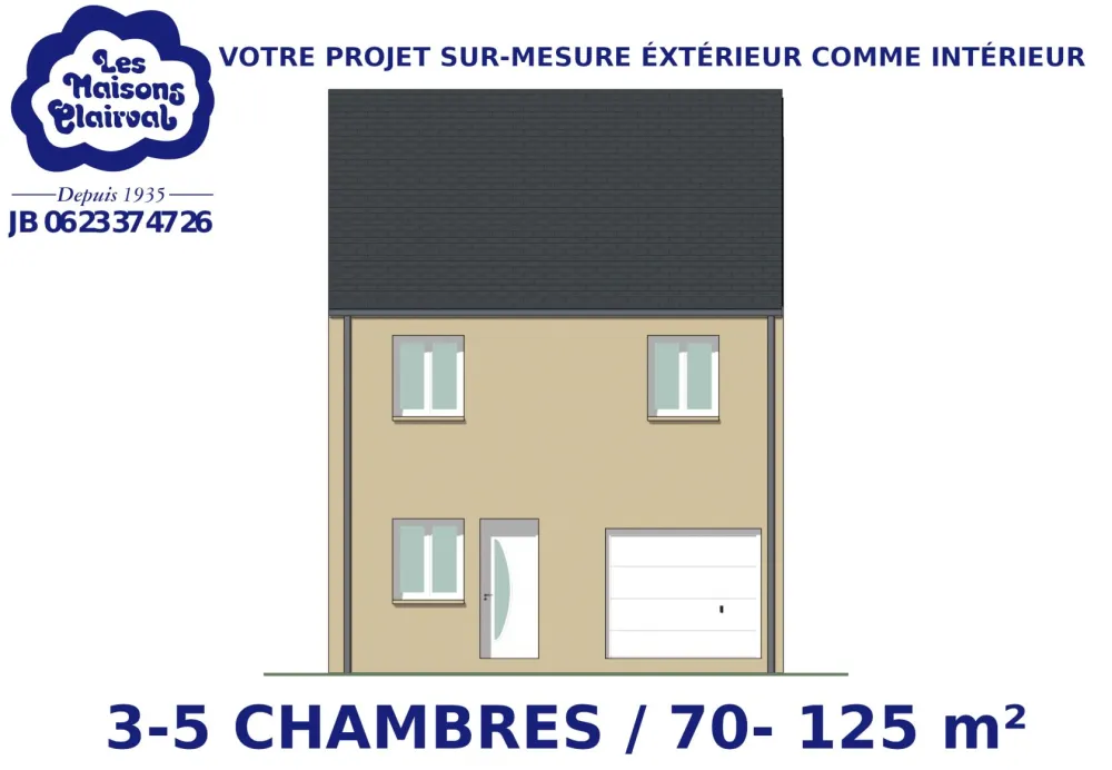 Image du modèle de maison Façade 12255