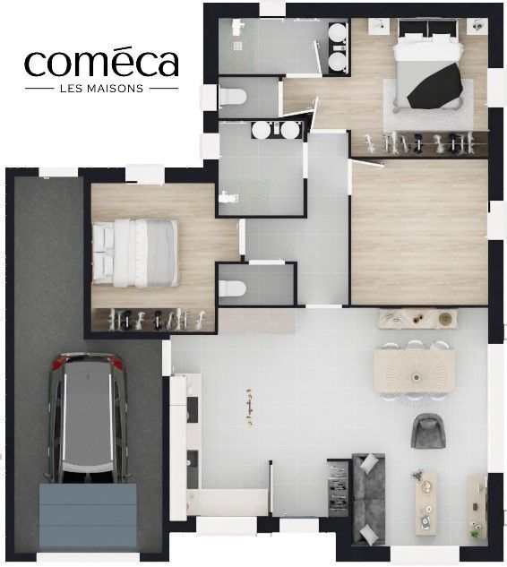 Image du modèle de maison Plan Masse
