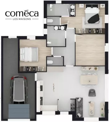Image du modèle de maison Plan Masse