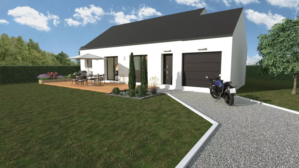 Image du modèle de maison Visuel avant