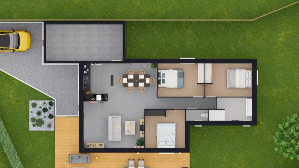 Image du modèle de maison Visuel global