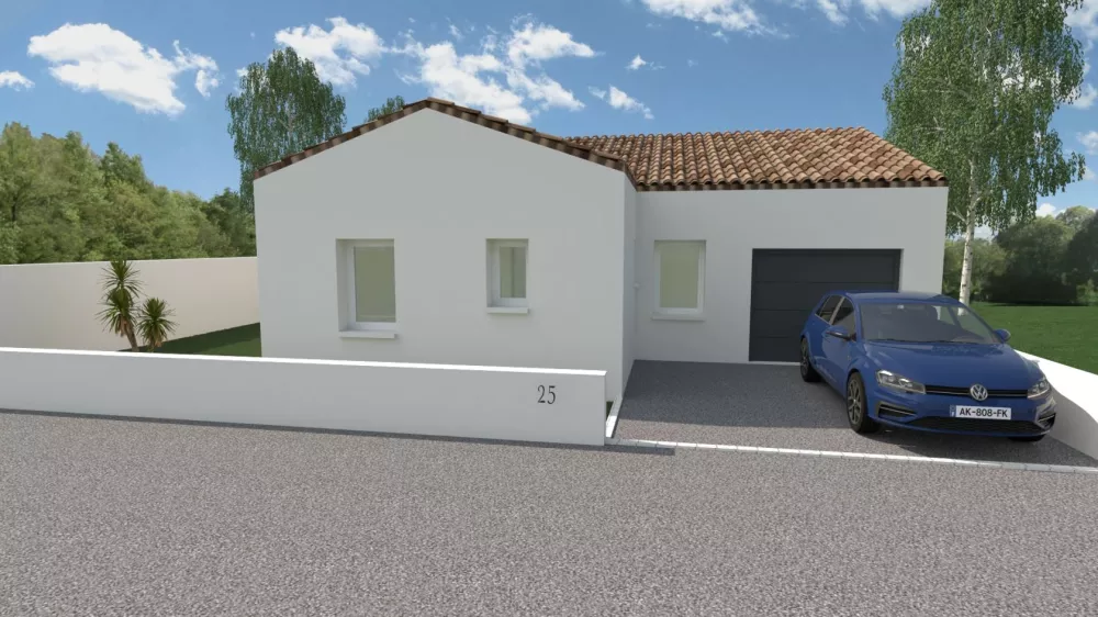 Image du modèle de maison façade avant