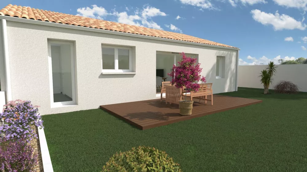 Image du modèle de maison Talmont Les Songes arrière 2