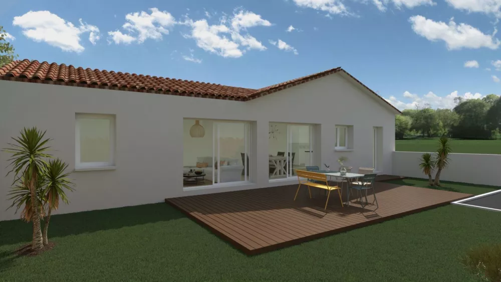 Image du modèle de maison ILE D'OLONNE SANDRINE IAD ARRIERE