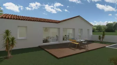 Image du modèle de maison ILE D'OLONNE SANDRINE IAD ARRIERE