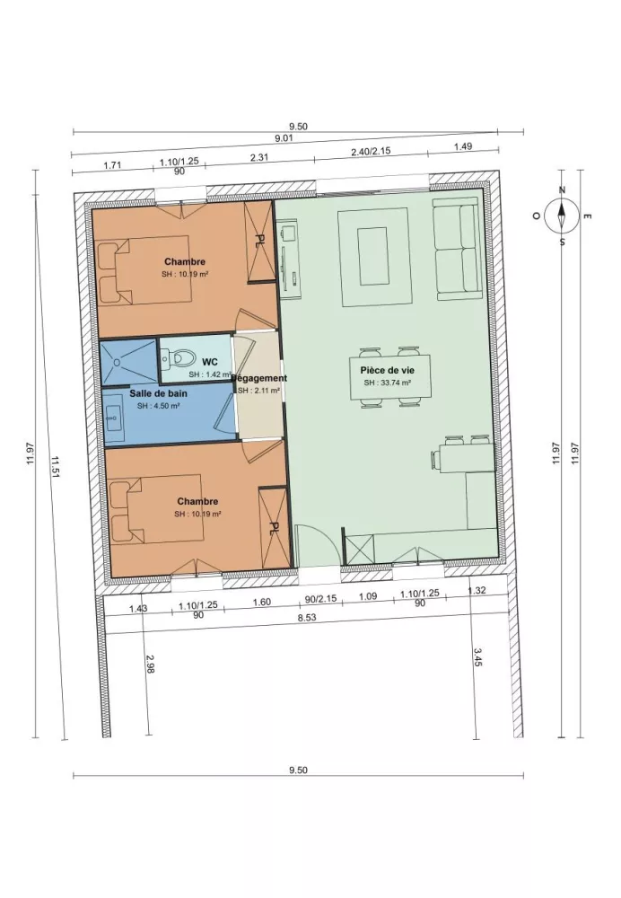 Image du modèle de maison Plan RDC (57)